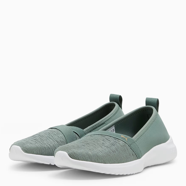 Женские слипоны Puma Adelina 36962129 37 (4UK) 23 см Eucalyptus/Gold/White (4099686091095) 