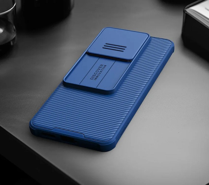 Панель Nillkin CamShield Pro Case для Xiaomi Redmi Note 13 Pro 5G/Poco X6 5G Blue (6902048271937) - зображення 5