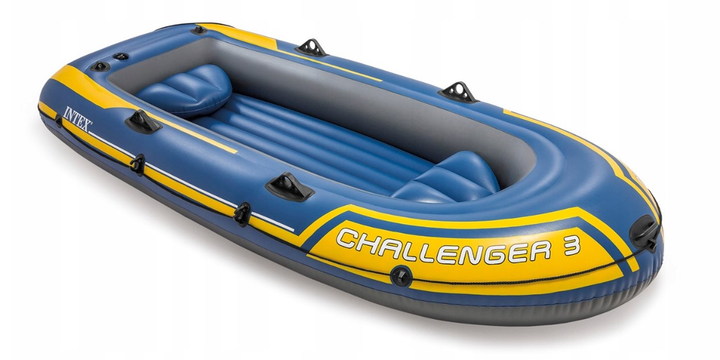 Ponton dmuchany Intex Challenger 3 68370 295 x 137 x 43 cm Niebieski (6941057463704) - obraz 4