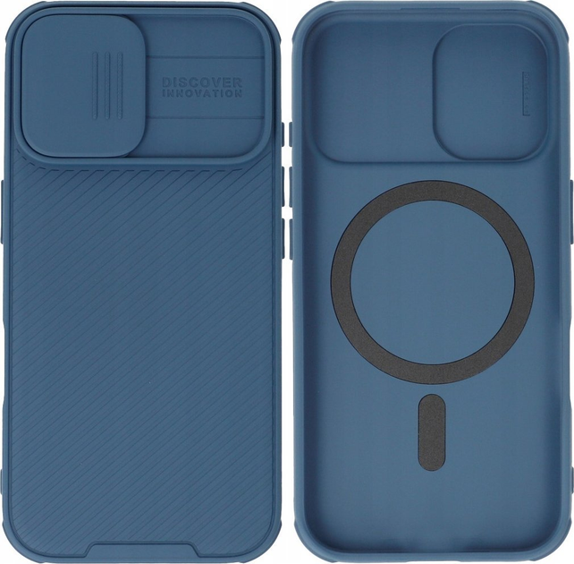 Etui Nillkin CamShield Pro Magnetic Case do Apple iPhone 16 Blue (6902048286818) - obraz 4