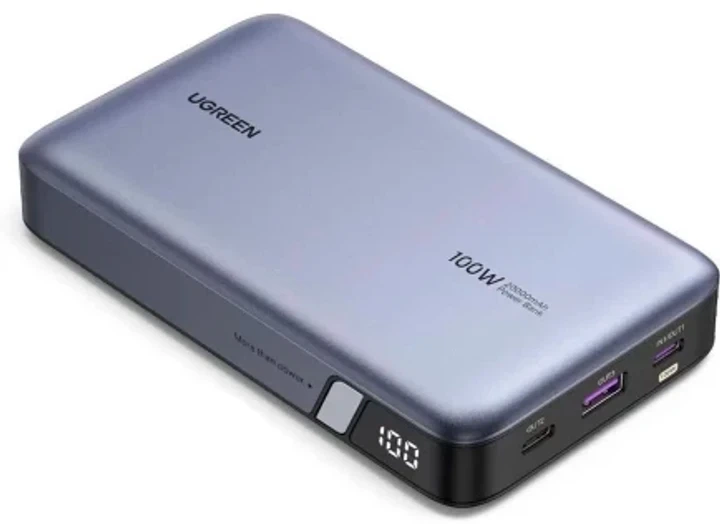 Внешний аккумулятор UGREEN 20000mAh 100W Two-way Fast Charging Power Bank - изображение 9