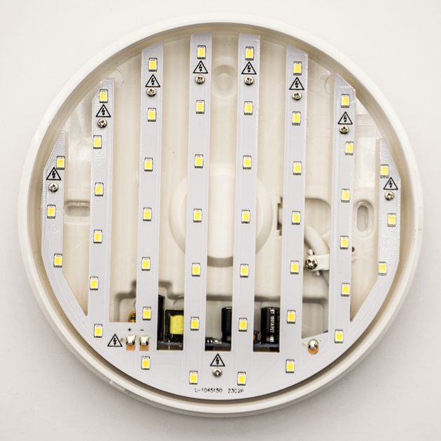 Світильник світлодіодний настінно-стельовий Luminaria NLR 12W 220V IP44 5000K - зображення 7