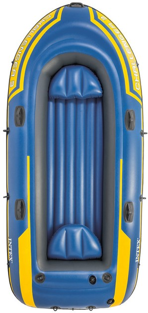 Ponton dmuchany Intex Challenger 3 68370 295 x 137 x 43 cm Niebieski (6941057463704) - obraz 3