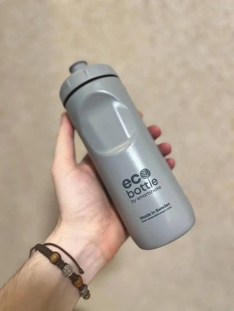 Пляшка для води SmartShake EcoBottle Squeeze 500 мл Gray (11450701) - Фото 3 Пляшка для води SmartShake EcoBottle Squeeze 500 мл Gray (11450701) - зображення 3