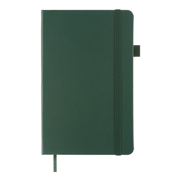 Книга записна Buromax Etalon 125*195мм 96 аркушів у клітинку обкладинка штучна шкіра Зелена (BM.291160-04) - изображение 2