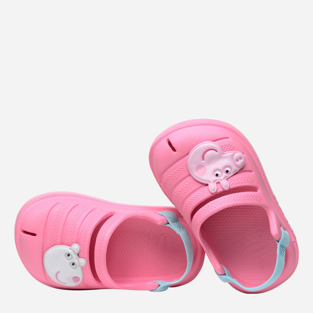 Дитячі крокси-сабо для дівчинки Havaianas 4148462.1749 27-28 (25-26BR) Рожеві (7909843640028) - зображення 4