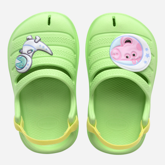 Дитячі крокси-сабо для хлопчика Havaianas 4148462.1822 27-28 (25-26BR) Салатові (7909843640073) - зображення 6