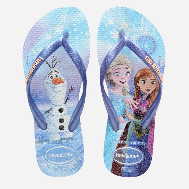 Дитячі в'єтнамки для дівчинки Havaianas 4123328.0397 31-32 (29-30BR) Фіолетові (7909989437780) - зображення 5