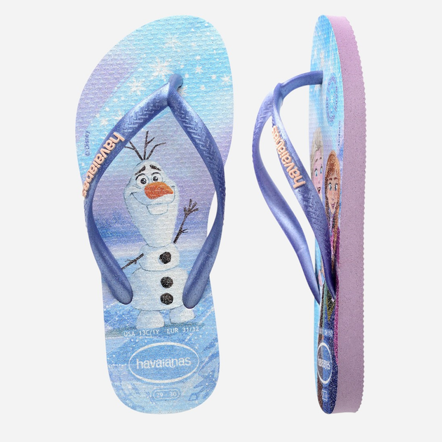 Klapki japonki dziecięce dla dziewczynki Havaianas 4123328.0397 29-30 (27-28BR) Fioletowe (7909989437773) - obraz 4