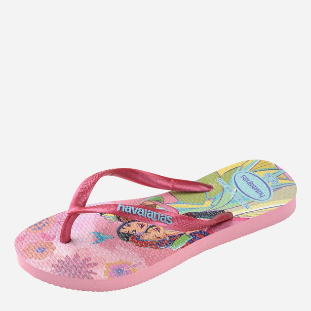 Klapki japonki dziecięce dla dziewczynki Havaianas 4123328.9321 33-34 (31-32BR) Różowe (7909989438008) - obraz 3
