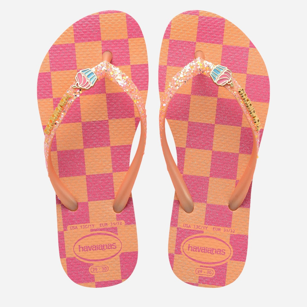 Дитячі в'єтнамки для дівчинки Havaianas 4146976.0027 29-30 (27-28BR) Персикові (7909989411964) - зображення 4