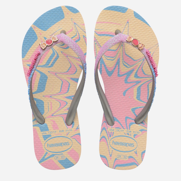Дитячі в'єтнамки для дівчинки Havaianas 4146976.9321 29-30 (27-28BR) Рожеві (7909989412039) - зображення 5