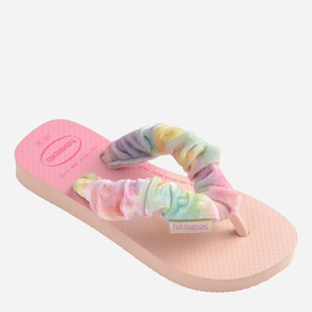 Klapki japonki dziecięce dla dziewczynki Havaianas 4149941.0076 33-34 (31-32BR) Jasnoróżowe (7909989810347) - obraz 3