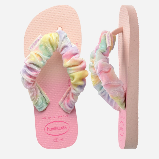 Klapki japonki dziecięce dla dziewczynki Havaianas 4149941.0076 37-38 (35-36BR) Jasnoróżowe (7909989810361) - obraz 4