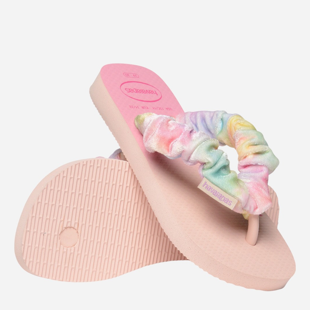 Klapki japonki dziecięce dla dziewczynki Havaianas 4149941.0076 37-38 (35-36BR) Jasnoróżowe (7909989810361) - obraz 6