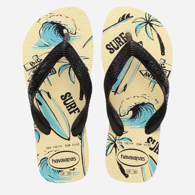 Japonki chłopięce Havaianas 4127273.9256 31-32 (29-30BR) Mleczne (7909989687437) - obraz 5