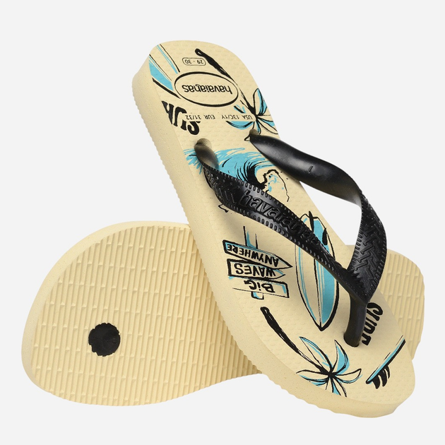 Japonki chłopięce Havaianas 4127273.9256 37-38 Mleczne (7909989687468) - obraz 6