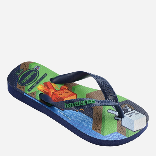 Дитячі в'єтнамки для хлопчика Havaianas 4145125.0555 33-34 (31-32BR) Темно-сині (7909989418192) - зображення 3