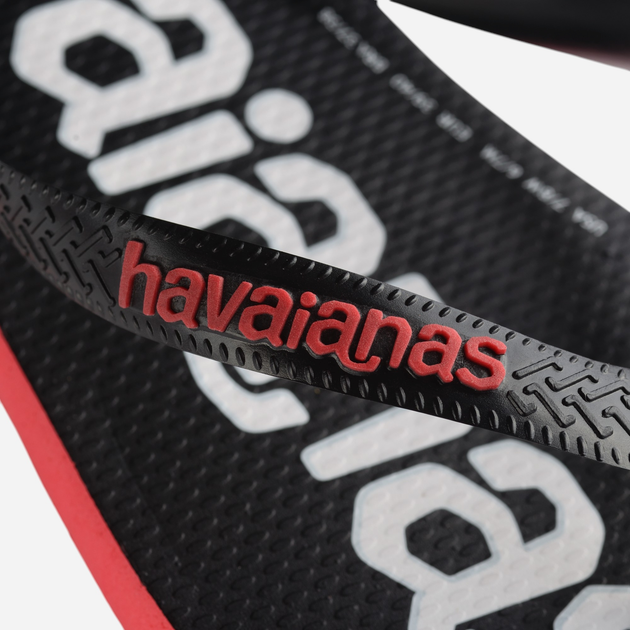 Japonki chłopięce Havaianas 4145741.2090 37-38 (35-36BR) Czarny/Czerwony (7909690336488) - obraz 5