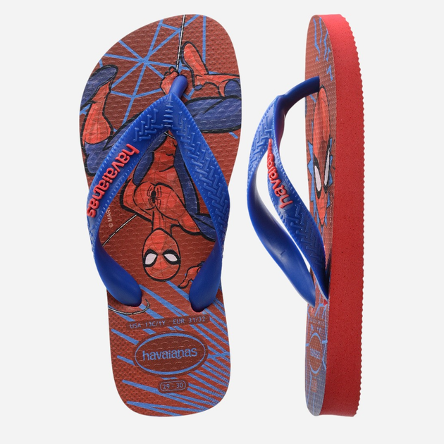 Japonki chłopięce Havaianas 4148300.2090 33-34 (31-32BR) Rubinowe (7909989475195) - obraz 4