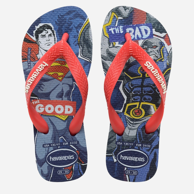 Дитячі в'єтнамки для хлопчика Havaianas 4149874.0555 35-36 (33-34BR) Темно-сині (7909989481936) - зображення 5
