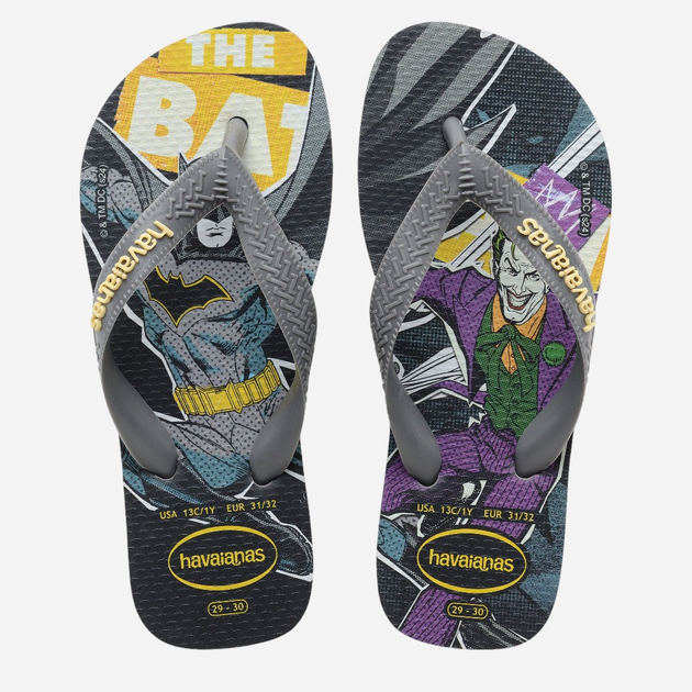 Japonki chłopięce Havaianas 4149874.5178 31-32 (29-30BR) Szare (7909989481981) - obraz 5