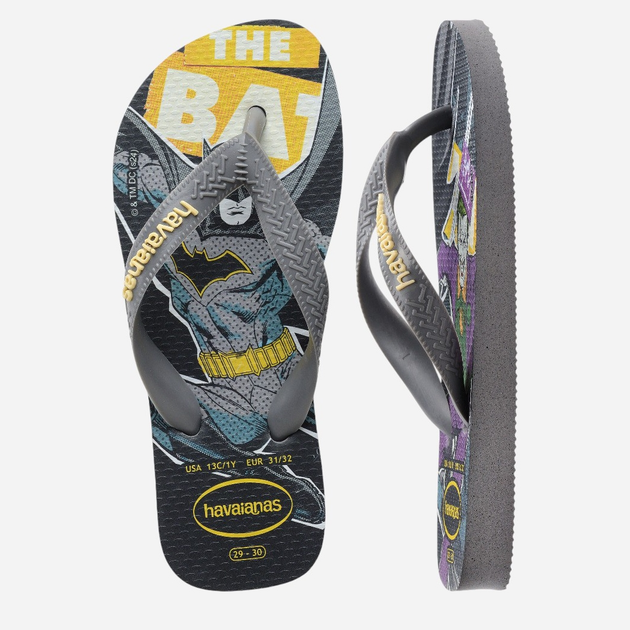 Japonki chłopięce Havaianas 4149874.5178 35-36 (33-34BR) Szare (7909989482001) - obraz 4