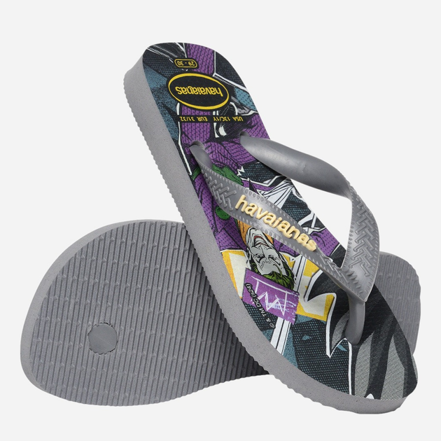 Japonki chłopięce Havaianas 4149874.5178 35-36 (33-34BR) Szare (7909989482001) - obraz 6