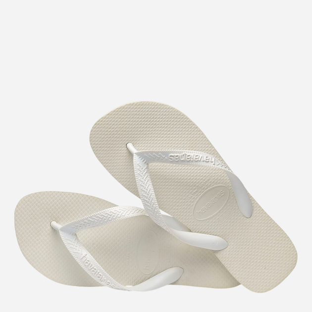 Klapki japonki damskie basenowe Havaianas 4000029.0001 39-40 (37-38BR) Białe (7891109714485) - obraz 5