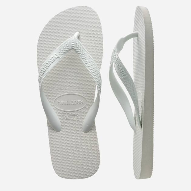Klapki japonki męskie basenowe Havaianas 4000029.0001 47-48 (45-46BR) Białe (7895265222051) - obraz 7