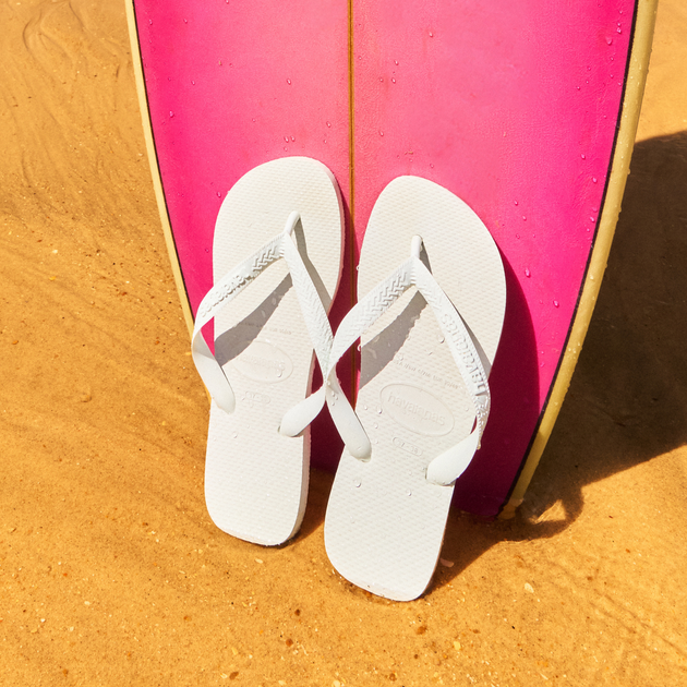 Чоловічі в'єтнамки для пляжу Havaianas 4000029.0001 43-44 (41-42BR) Білі (7891109714508) - зображення 9