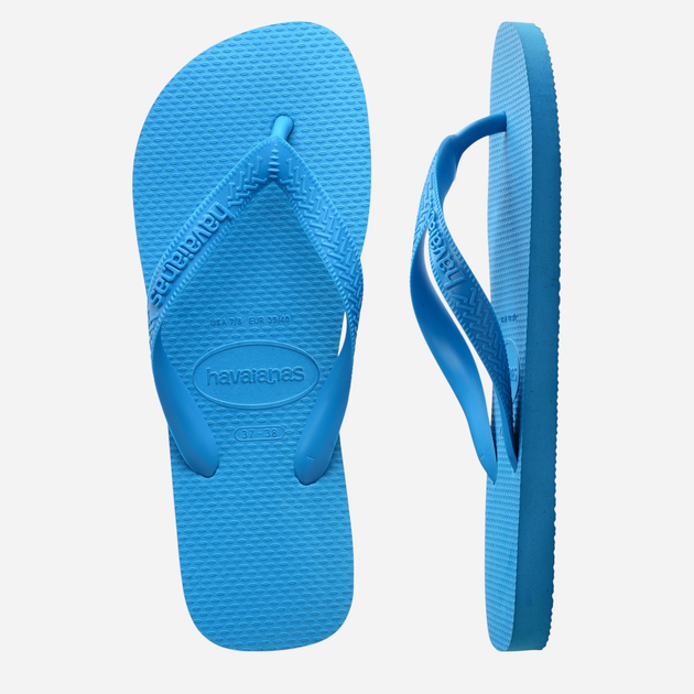 Klapki japonki męskie basenowe Havaianas 4000029.0212 47-48 (45-46BR) Błękitne (7891266523876) - obraz 6