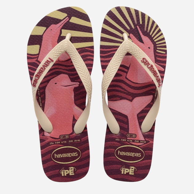 Жіночі в'єтнамки для пляжу Havaianas 4000396.9339 37-38 (35-36BR) Амарант (7909989395080) - зображення 6