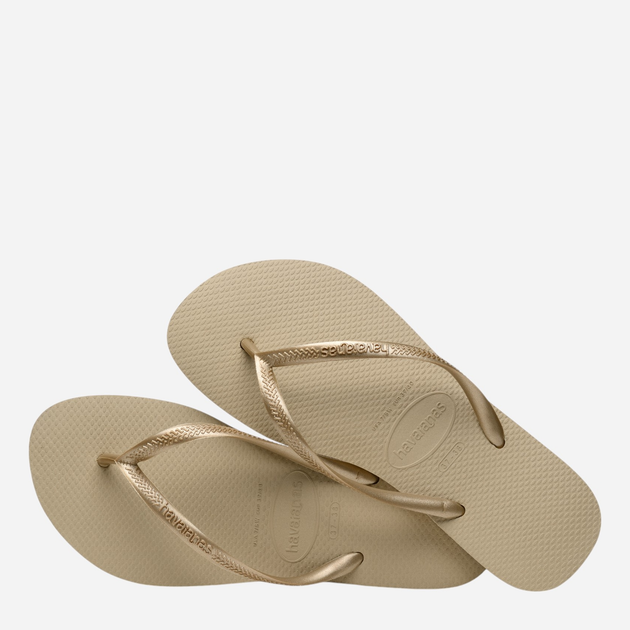 Жіночі в'єтнамки для пляжу Havaianas 4000030.2719 37-38 (35-36BR) Пісочний/Золотистий (7890557502477) - зображення 6