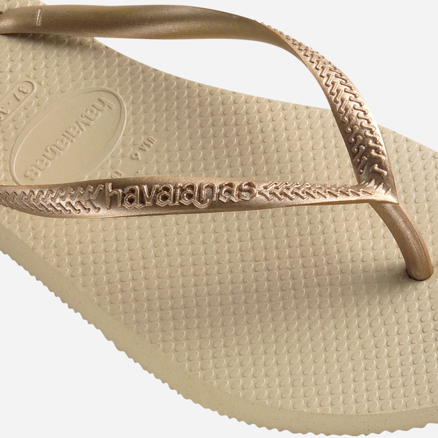Жіночі в'єтнамки для пляжу Havaianas 4000030.2719 39-40 (37-38BR) Пісочний/Золотистий (7890557502484) - зображення 9