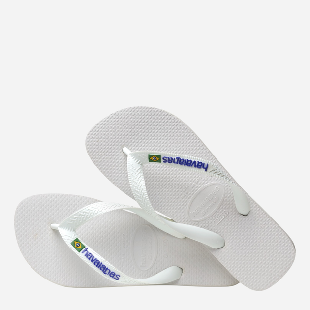 Чоловічі в'єтнамки для пляжу Havaianas 4110850.0001 47-48 (45-46BR) Білі (7891109342404) - зображення 5