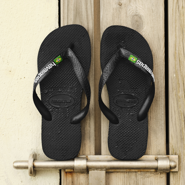 Klapki japonki damskie basenowe Havaianas 4110850.1069 39-40 (37-38BR) Czarne (7891224864591) - obraz 8