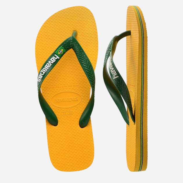 Жіночі в'єтнамки для пляжу Havaianas 4110850.1740 37-38 (35-36BR) Жовті (7909843310488) - зображення 5