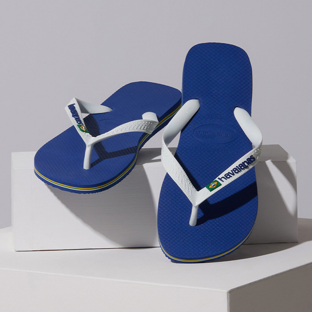Klapki japonki damskie basenowe Havaianas 4110850.2711 39-40 (37-38BR) Niebieskie (7895265369800) - obraz 6
