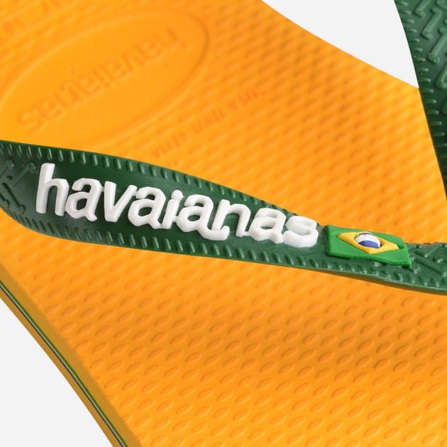 Чоловічі в'єтнамки для пляжу Havaianas 4110850.1740 43-44 (41-42BR) Жовті (7909843310518) - зображення 7