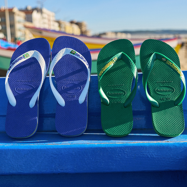 Klapki japonki damskie basenowe Havaianas 4110850.2711 39-40 (37-38BR) Niebieskie (7895265369800) - obraz 7