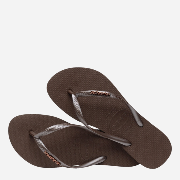 Жіночі в'єтнамки для пляжу Havaianas 4119875.0727 43-44 (41-42BR) Коричневі (7909989380871) - зображення 3