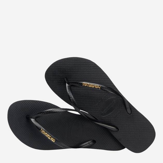 Жіночі в'єтнамки для пляжу Havaianas 4119875.1924 37-38 (35-36BR) Чорні (7895265009195) - зображення 3