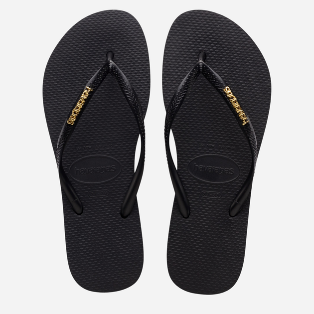 Жіночі в'єтнамки для пляжу Havaianas 4119875.1924 39-40 (37-38BR) Чорні (7895265009201) - зображення 4