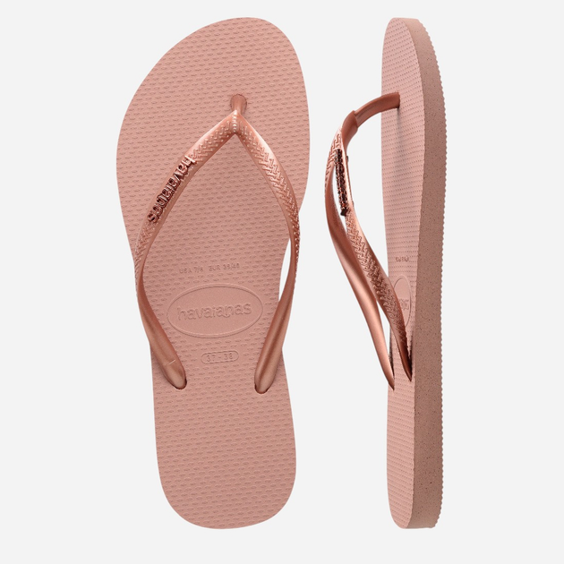 Жіночі в'єтнамки для пляжу Havaianas 4119875.6459 39-40 (37-38BR) Світло-рожеві (7909989988572) - зображення 5