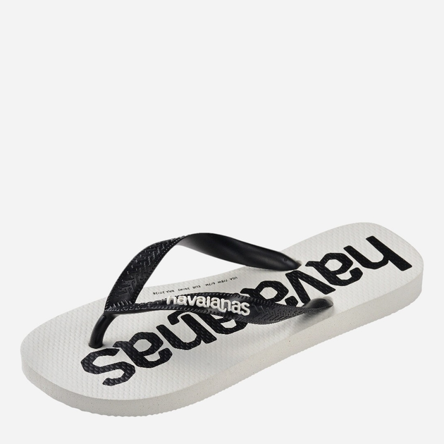 Klapki japonki damskie basenowe Havaianas 4145741.3624 37-38 (35-36BR) Biały/Czarny (7909989155486) - obraz 3