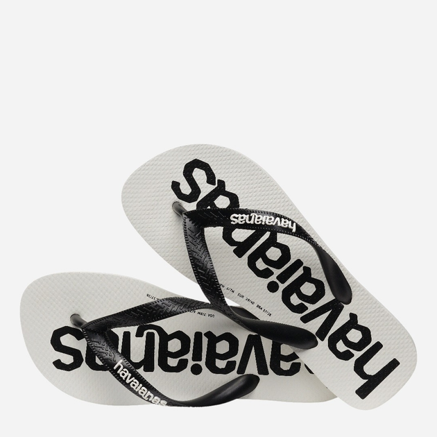 Чоловічі в'єтнамки для пляжу Havaianas 4145741.3624 43-44 (41-42BR) Білий/Чорний (7909989155516) - зображення 4