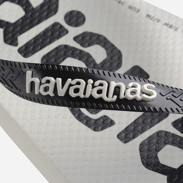 Чоловічі в'єтнамки для пляжу Havaianas 4145741.3624 45-46 (43-44BR) Білий/Чорний (7909989159743) - зображення 7