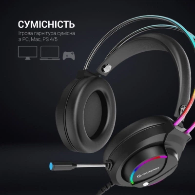Навушники GamePro HS733 Black (HS733) - Фото 3 Навушники GamePro HS733 Black (HS733) - зображення 3