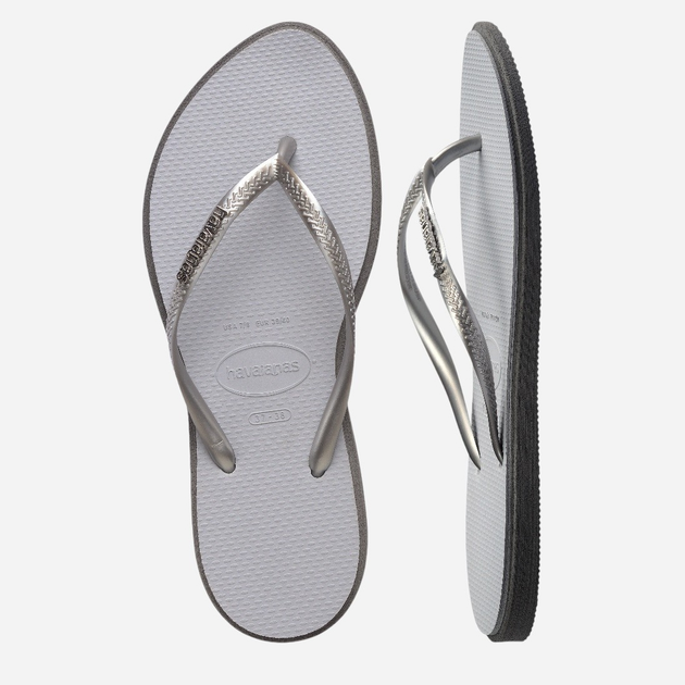 Жіночі в'єтнамки для пляжу Havaianas 4149584.5178 41-42 (39-40BR) Сірі (7909989578568) - зображення 4